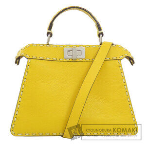 Fendi Peekaboo ICU ISEE YOU Selleria Handbag Calfskin Leather